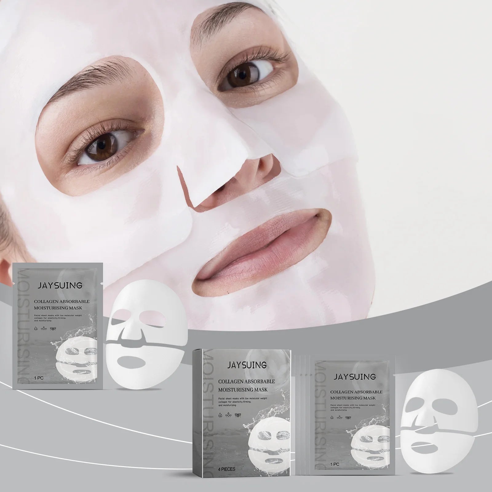 Moisturizing Collagen Face Mask for Skin Hydration