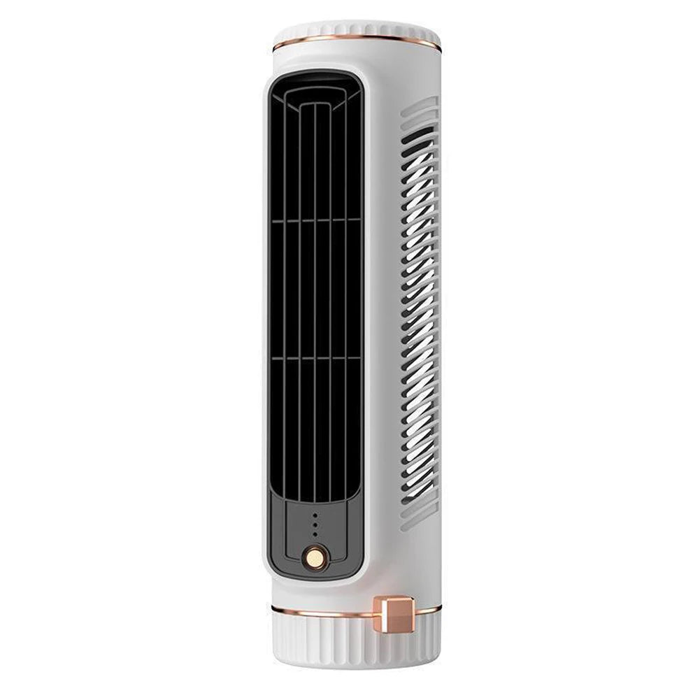 Desk Tower Fan 3 Speeds Quiet Air Cooler Tabletop Air Conditioner Desktop Cooling Fan Summer Ventilation Fan Desktop Cooling Fan