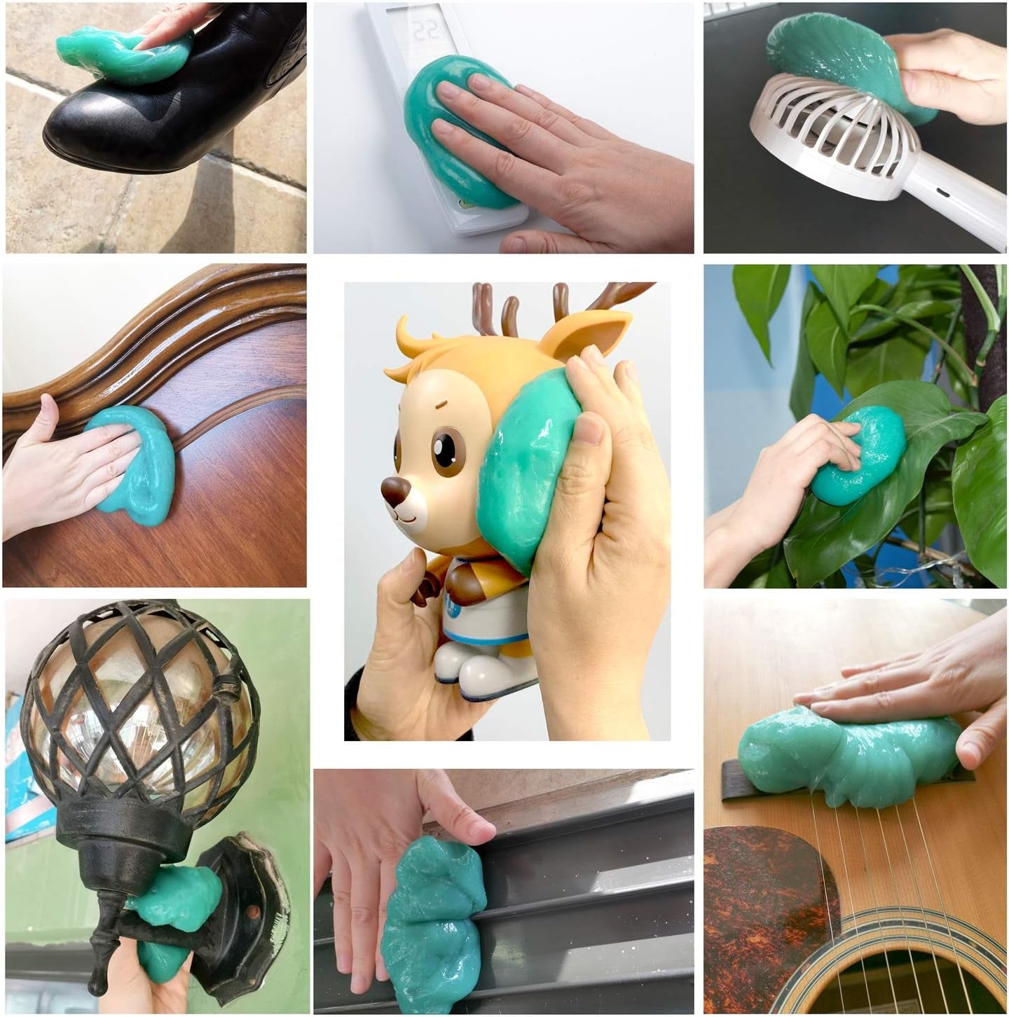 Cleaning Gel for Car Dust Cleaner Car Interior Slime for Detailing Putty for Dust Dirt Crumbs in Corners Clean the Dashboard Console and Vents