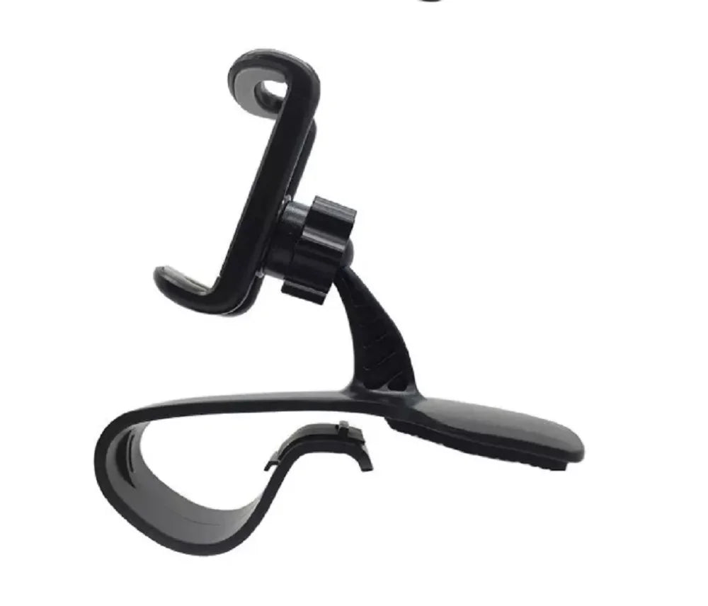 1-Pack 360° Universal Car Dashboard Phone Mount – Versatile GPS & Cellphone Holder Clamp Stand for Safe Driving