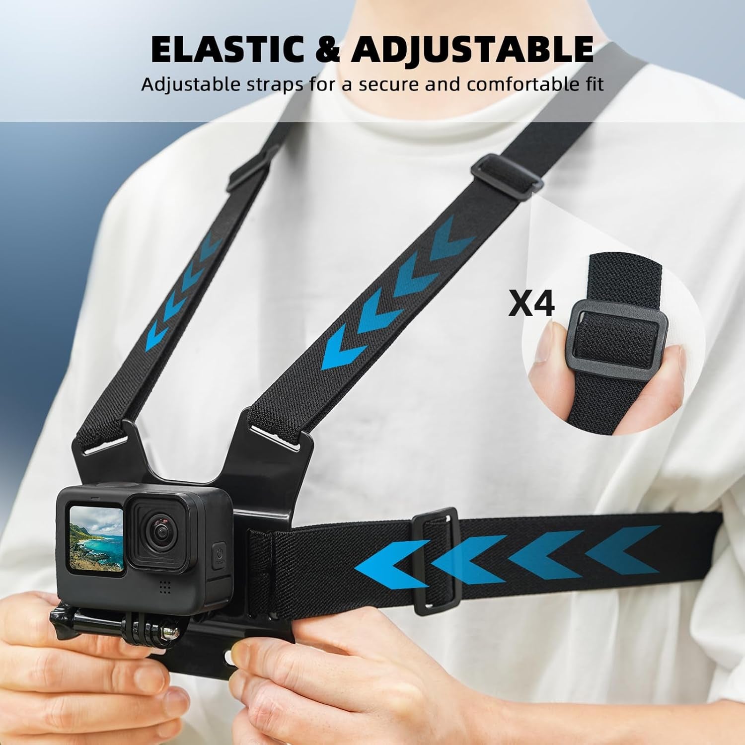 POV Phone Chest Mount for Iphone, Head Mount Camera for Recording Vlog Body Harn