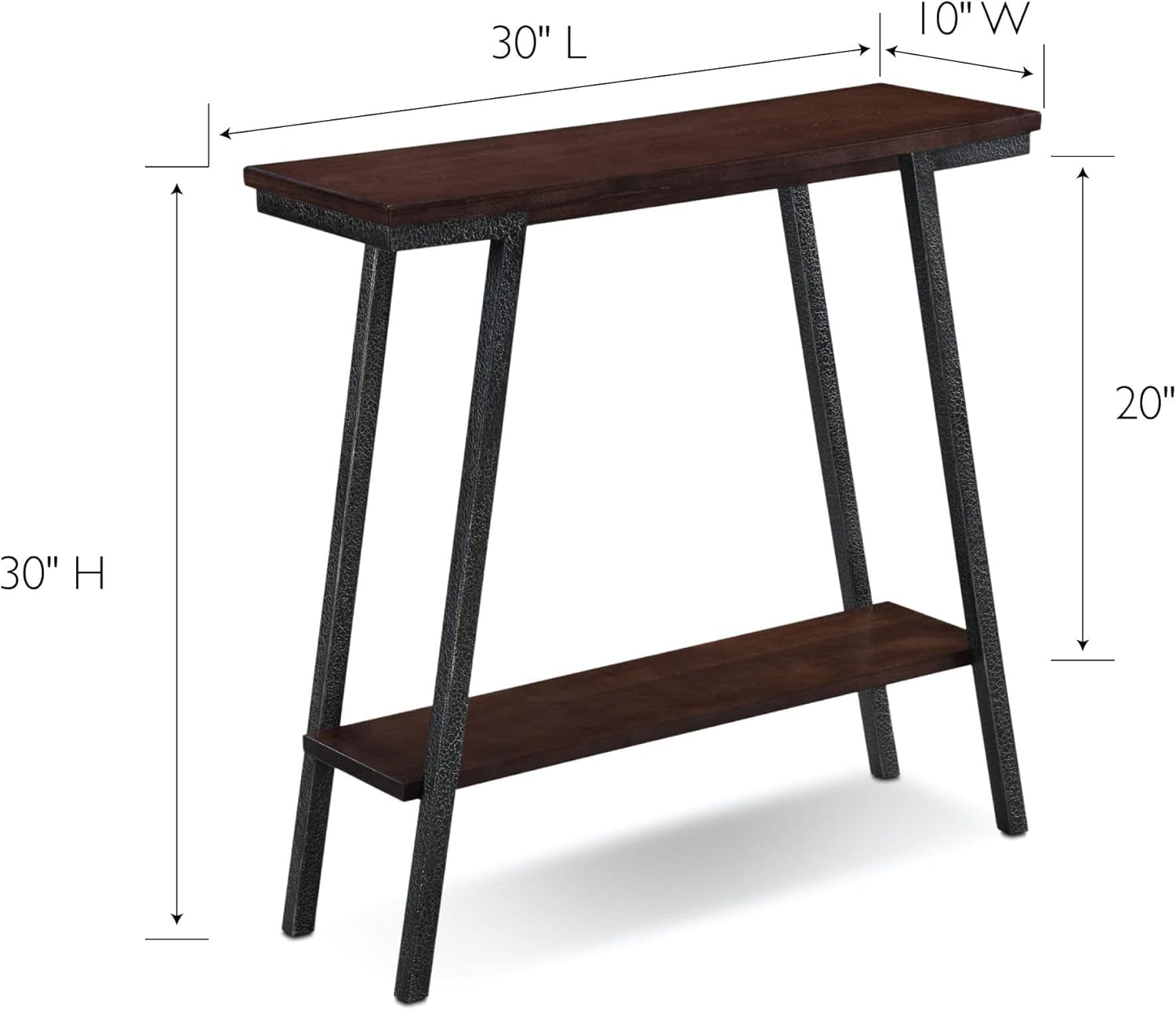 11431 Empiria Hall Console with Shelf, Walnut