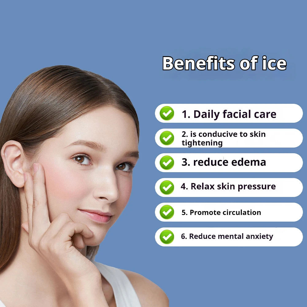 Silicone Ice Facial Folding Washbasin with Built-In Icetray Collapsible Facial Plunge Bowl Face Icebath at Home