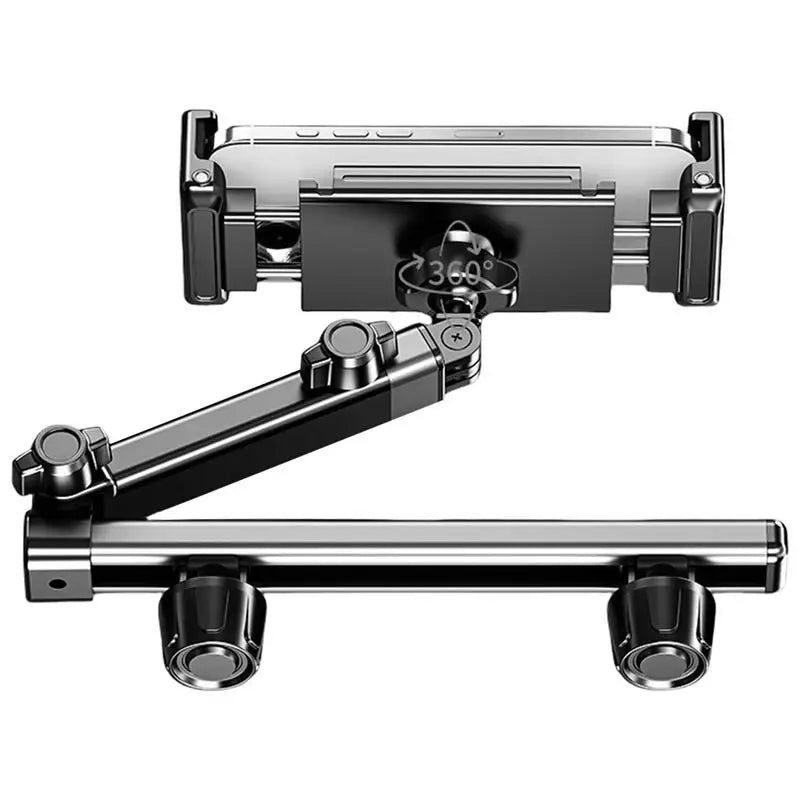 Car Tablet Holder Back Seat for Kids Telescopic Headrest Tablet Mount Tablet Car Holder Adjustable Folding Car Phone Stand