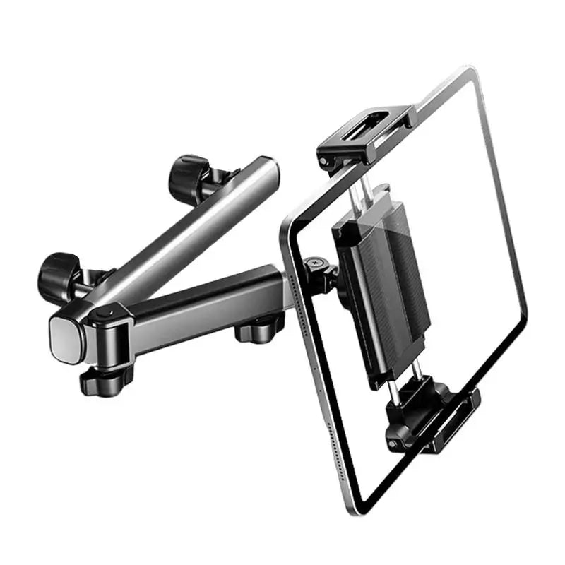 Car Tablet Holder Back Seat for Kids Telescopic Headrest Tablet Mount Tablet Car Holder Adjustable Folding Car Phone Stand