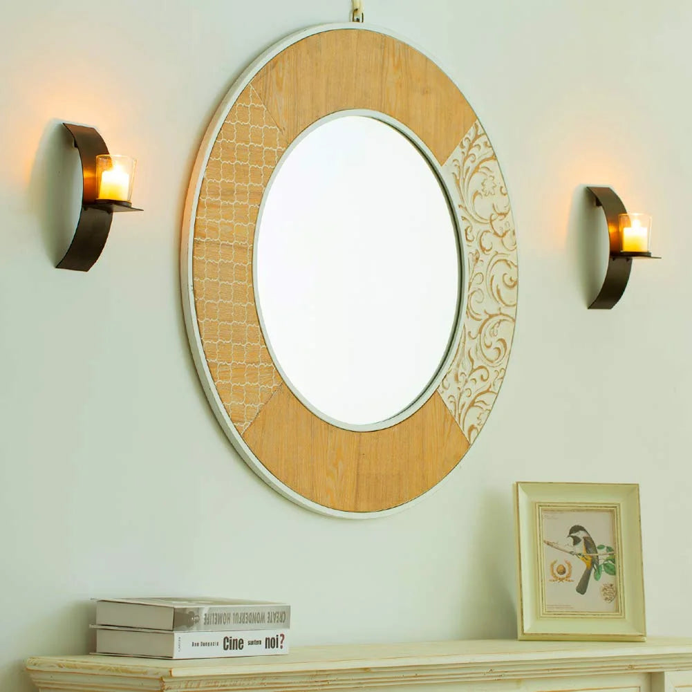 Modern 2-Light Black Wall Sconces with Clear Glass Metallic Wall Mounted Candle for Decor