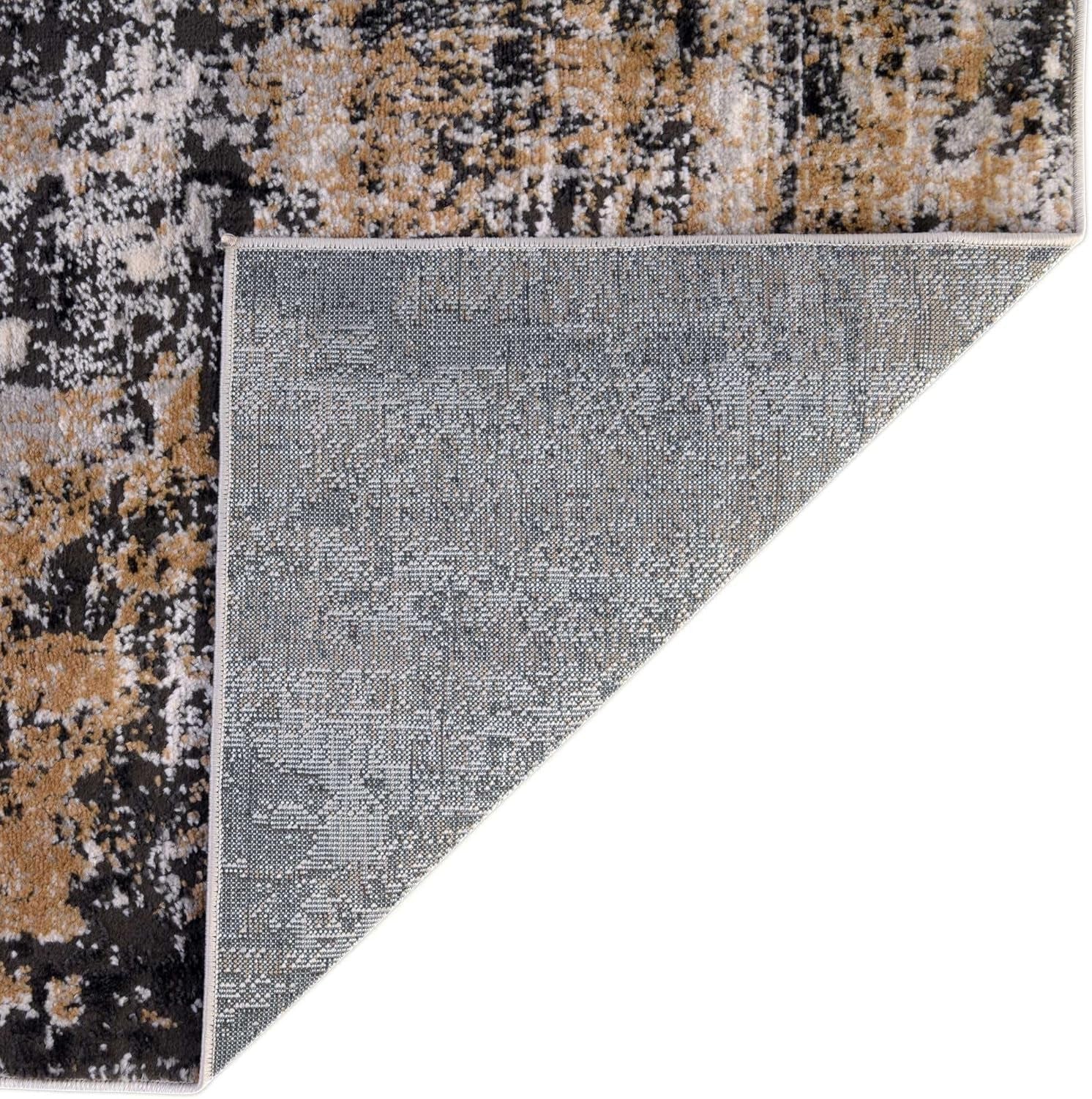 Leipzig Collection Area Rug – 2X3 Beige Low-Pile Rug Perfect for Entryways, Kitchens, Breakfast Nooks, Accent Pieces