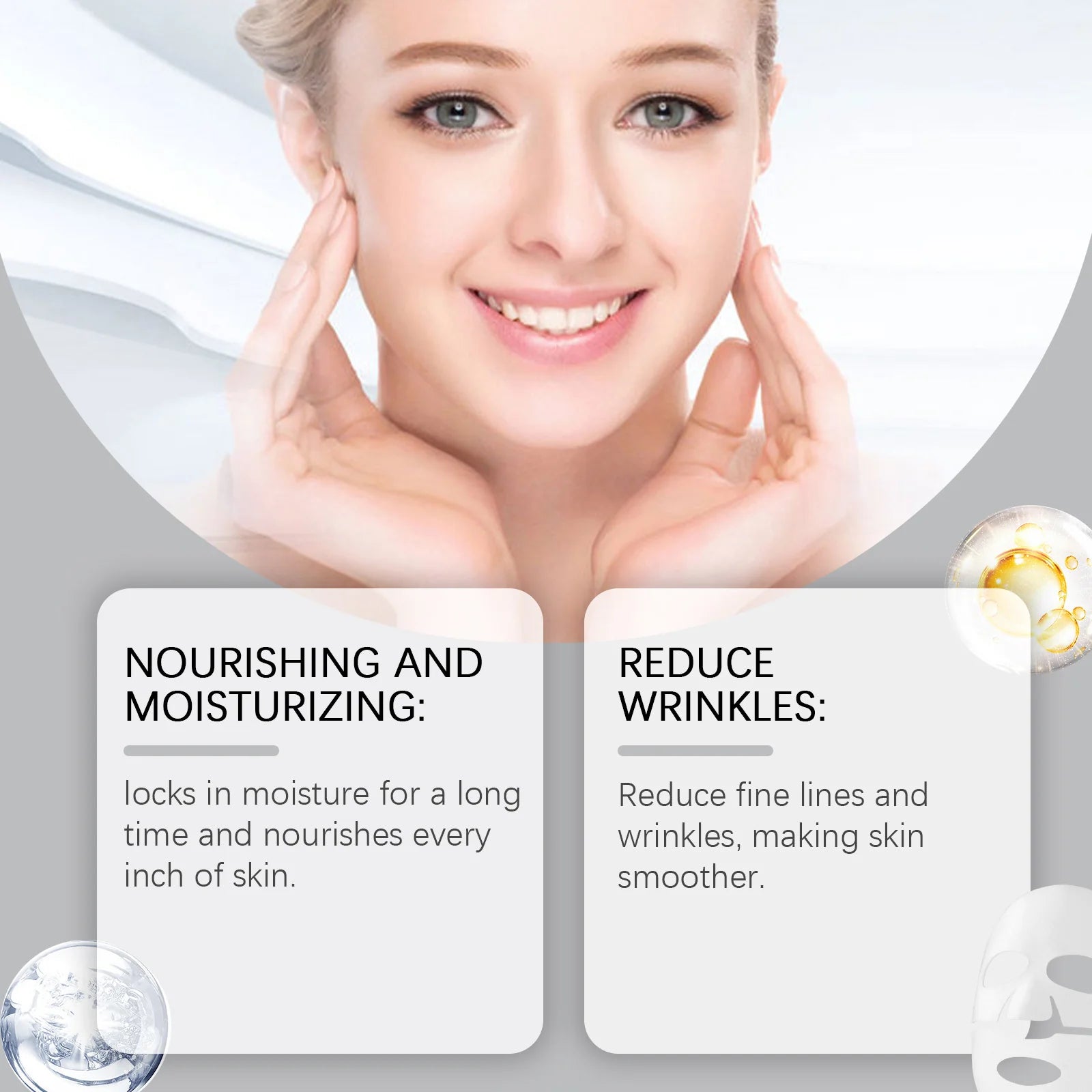 Moisturizing Collagen Face Mask for Skin Hydration