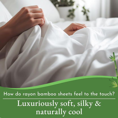 Twin Bed Sheets Set - Luxury Rayon from Bamboo Twin Sheet Set with Deep Pockets, Cool and Durable Bedding - Beige