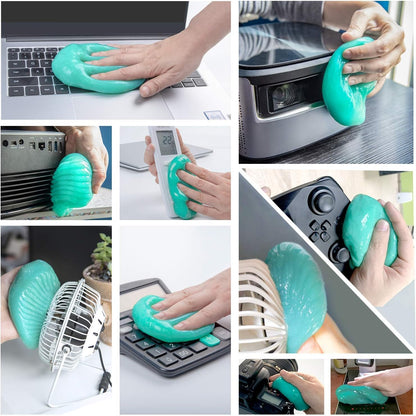 Cleaning Gel for Car Dust Cleaner Car Interior Slime for Detailing Putty for Dust Dirt Crumbs in Corners Clean the Dashboard Console and Vents
